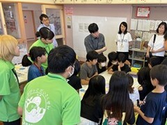 鍛治児童館での函館子ども会議の函館市への意見表明の様子