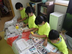 アート作品作成写真