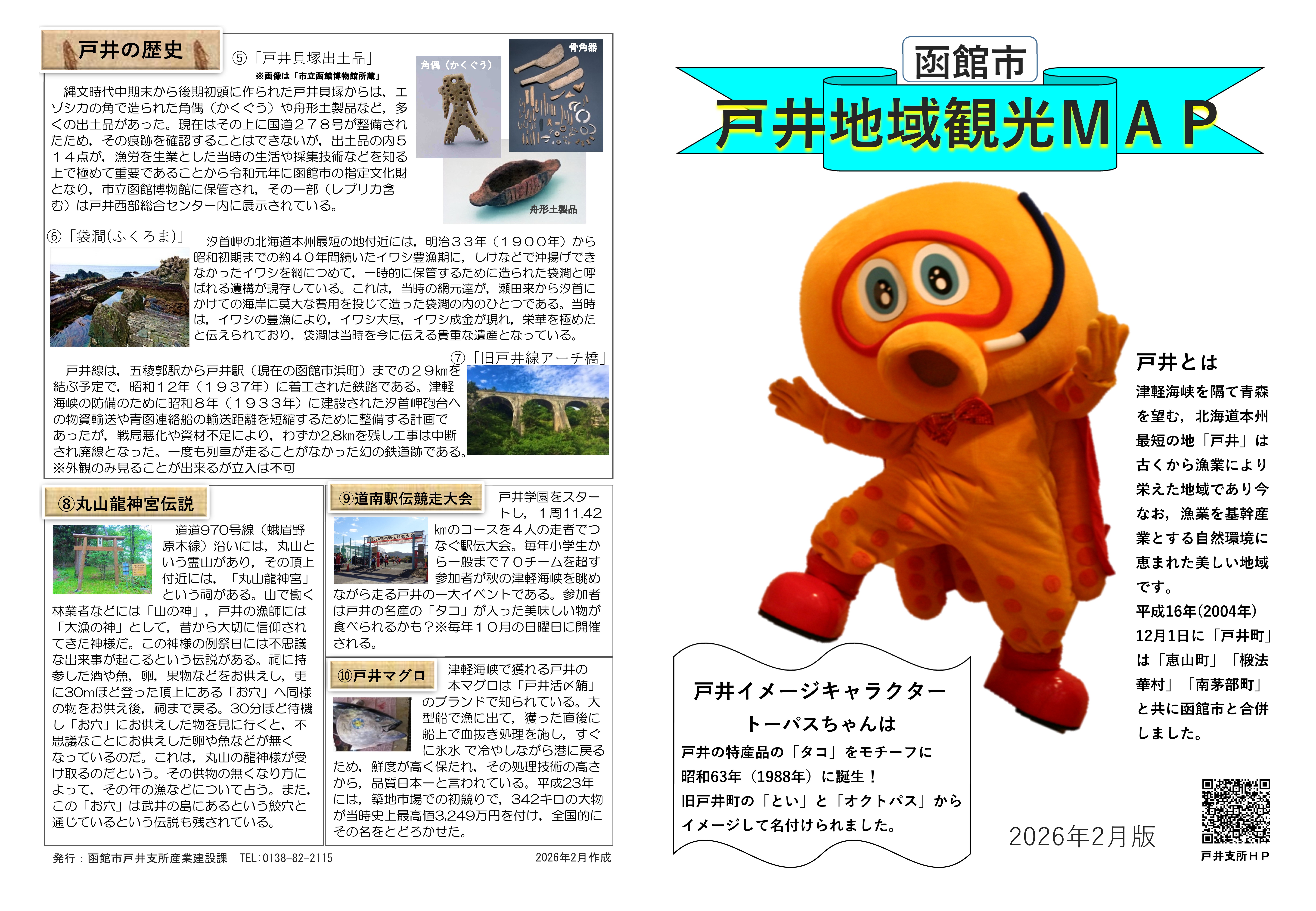 戸井地域観光ＭＡＰ（おもて）