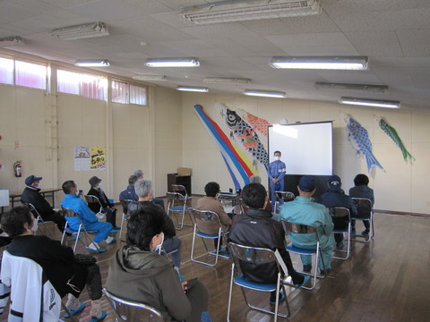 登山口閉鎖の様子