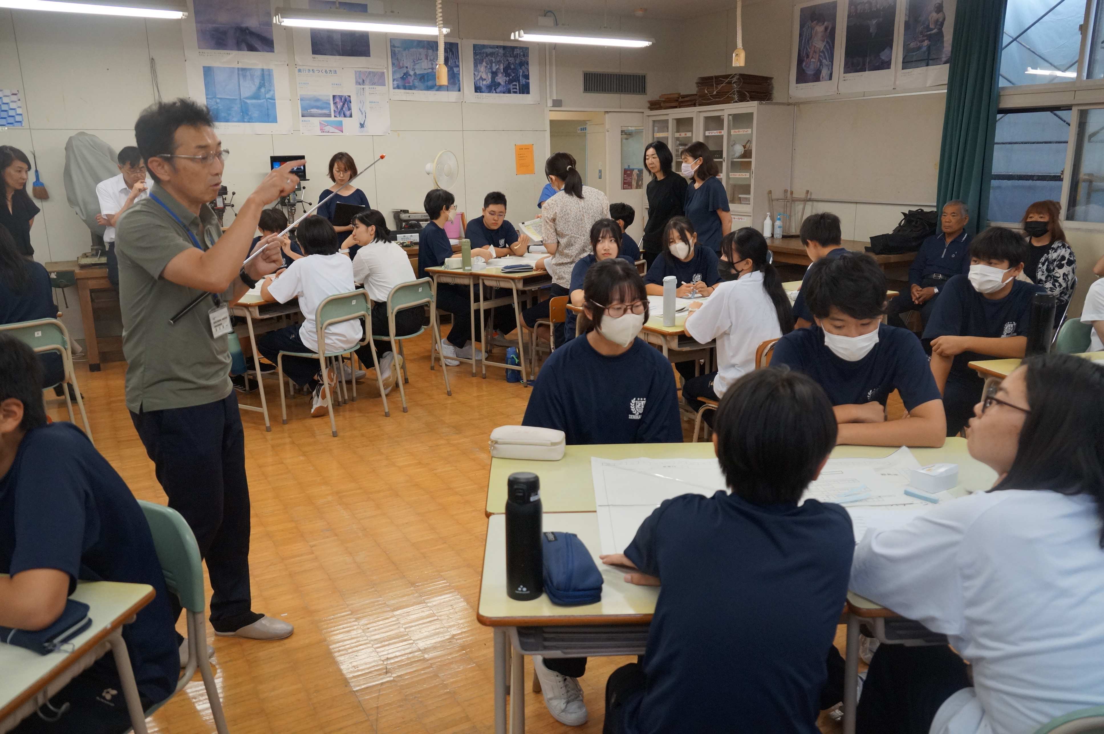 防災教室の様子