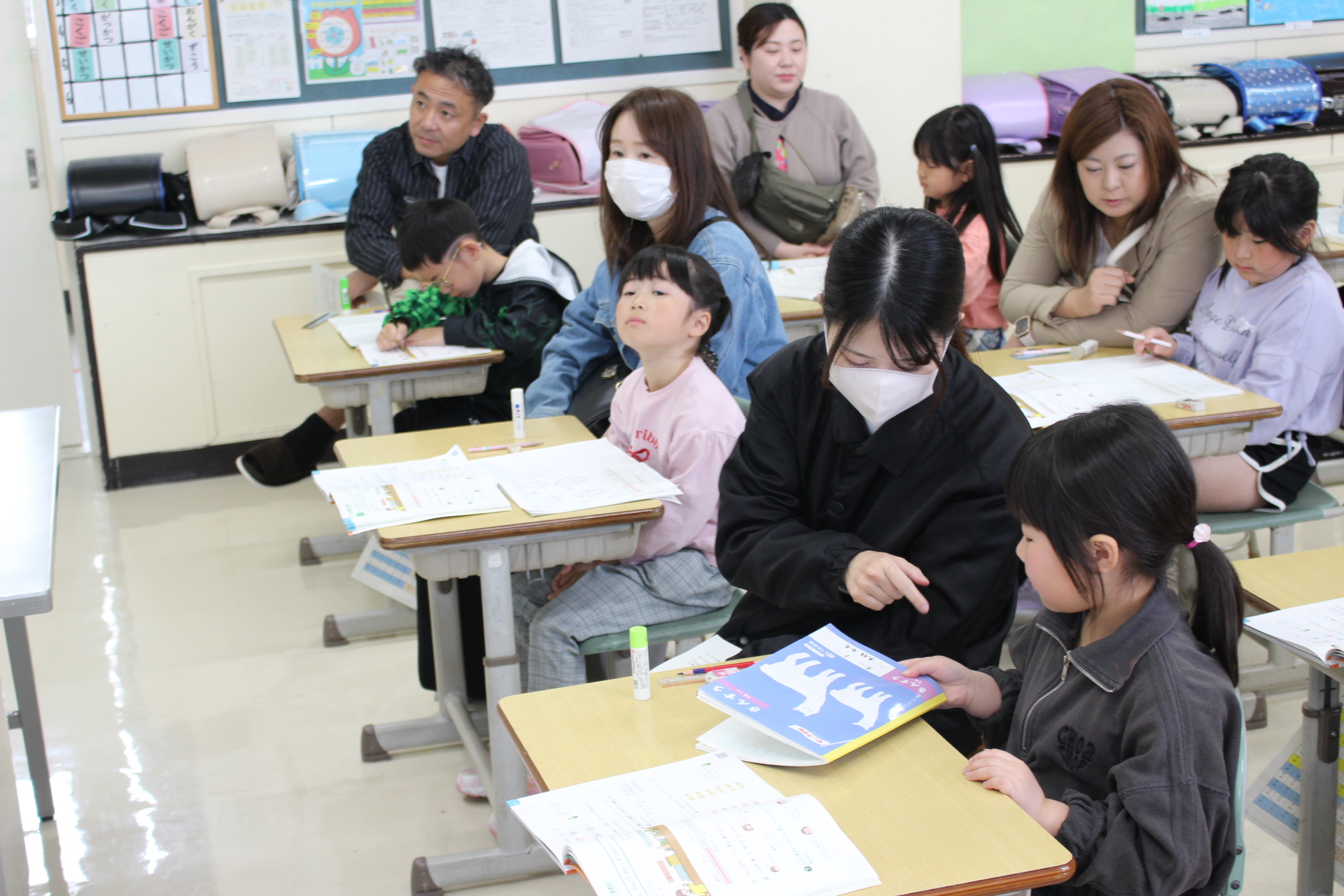 授業参観の様子