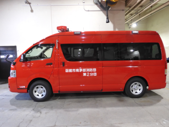 小型動力ポンプ付き積載車