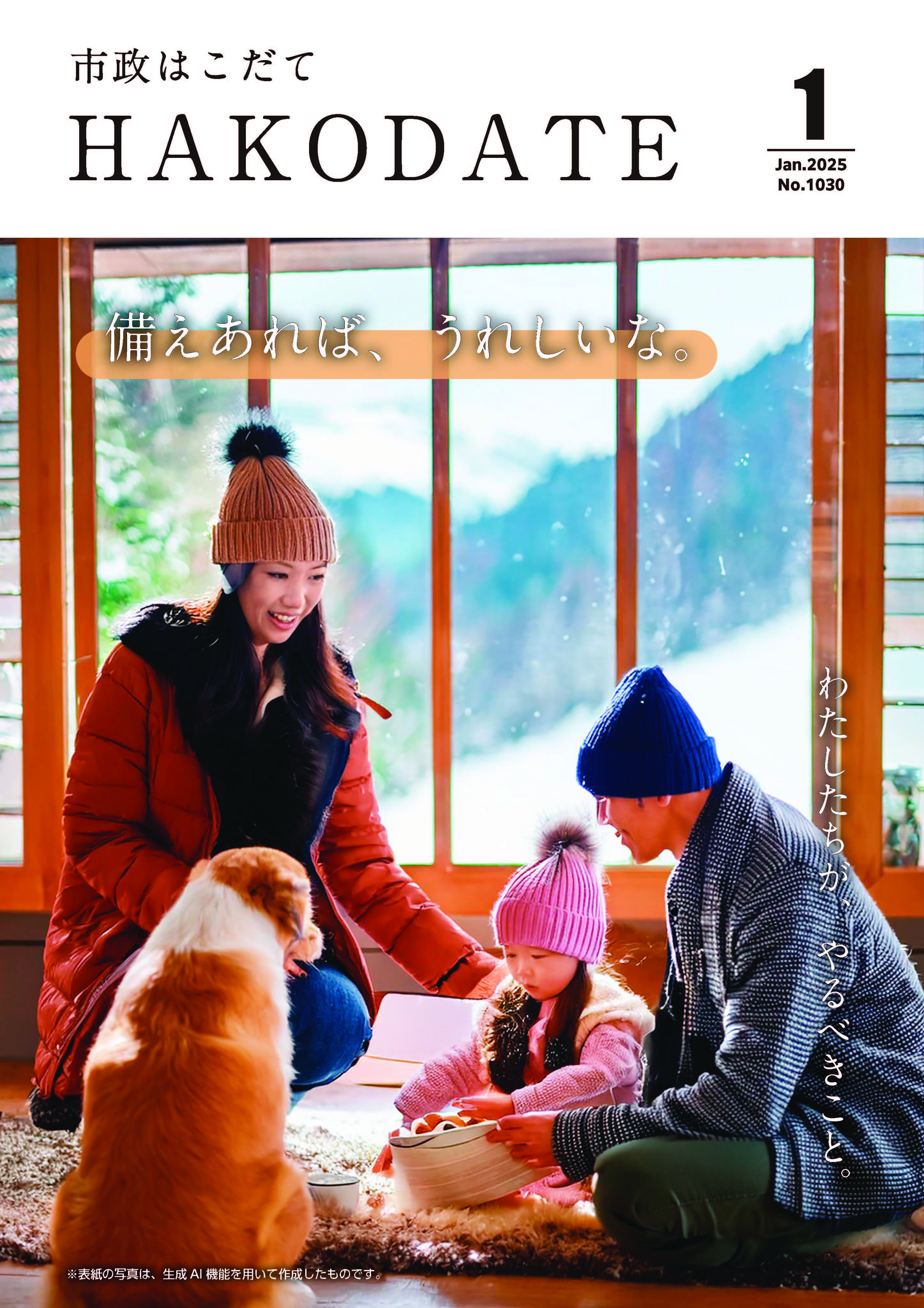 市政はこだて令和7年1月号表紙