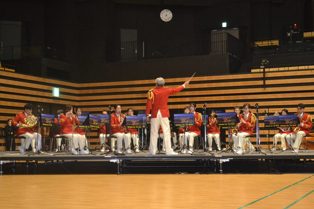 消防音楽隊による演奏