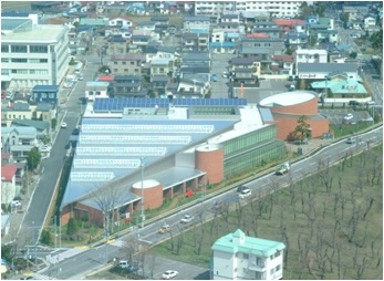 函館市中央図書館の外観